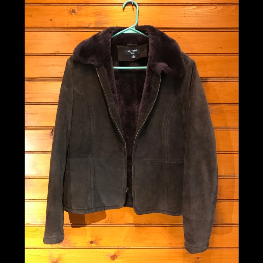 Women Coat. Suede.